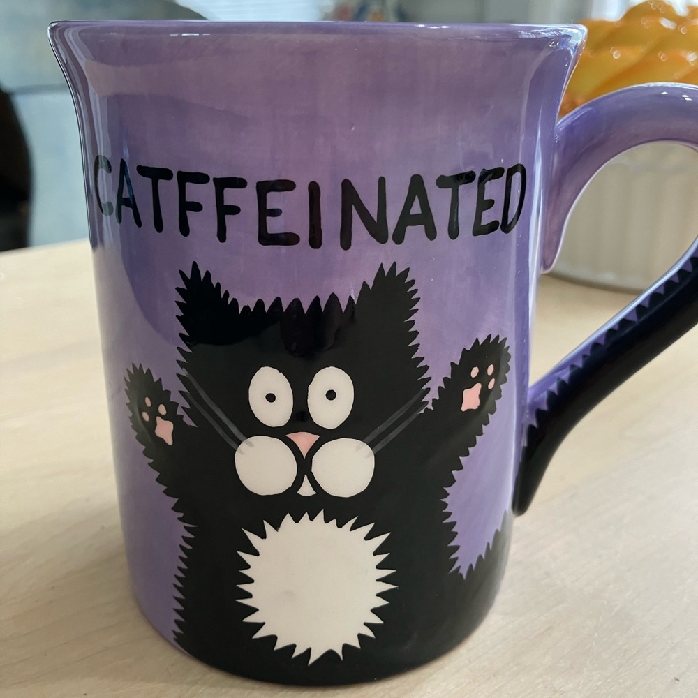 Lorrie Veasey Our Name is Mud Black Cat Mug